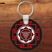 Kali Yantra Sleutelhanger (Voorkant)