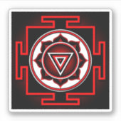 Kali Yantra Sticker (Voorkant)