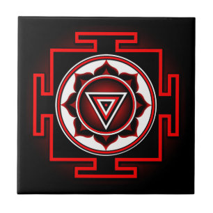 Kali Yantra Tegeltje