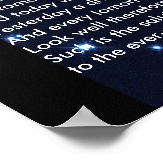 Kalidasa Poem Poster (Hoek)