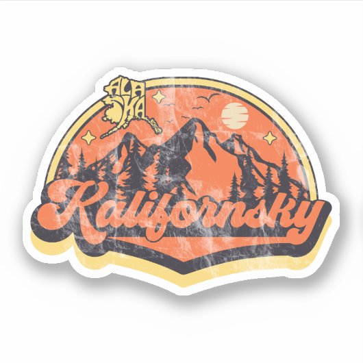 Kalifornsky, Alaska Sticker (Voorkant)