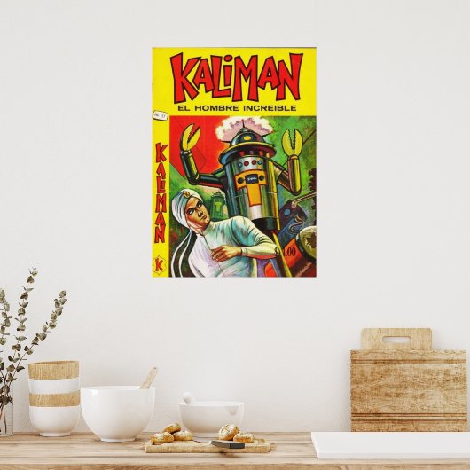 KALIMAN VS ROBOT POSTER (Keuken)