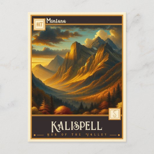 Kalispell, Montana | Briefkaart (Voorkant)