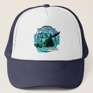 Kalispell Montana casquette d'orignal rustique