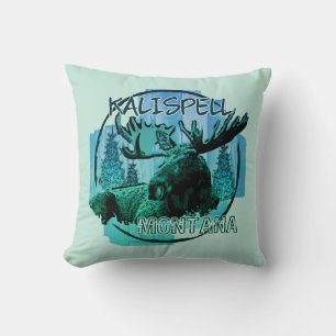 Kalispell Montana rustieke eland kussen