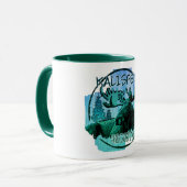 Kalispell Montana rustieke eland mok (Voorkant links)