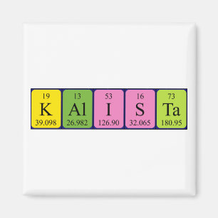 Kalista periodieke lijstnaam magneet
