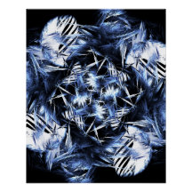 Kaliverse Vloeistof Fractal #01 Poster