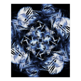 Kaliverse Vloeistof Fractal #01 Poster Perfect Poster
