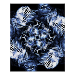 Kaliverse Vloeistof Fractal #01 Poster Perfect Poster