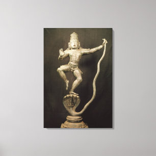 Kaliya Krishna Canvas Afdruk