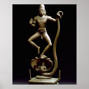 Kaliyakrishna, Chola, Tamil Nadu (brons) Poster