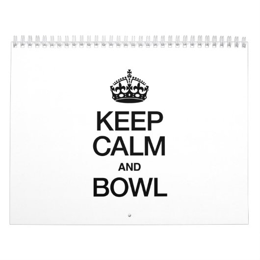 KALK EN BOWL HOUDEN KALENDER (Hoes)