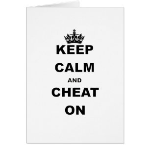 KALK EN CHEAT AAN HOUDEN