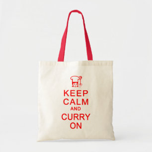 KALK EN CURRY OP zak HOUDEN - kies stijl Tote Bag