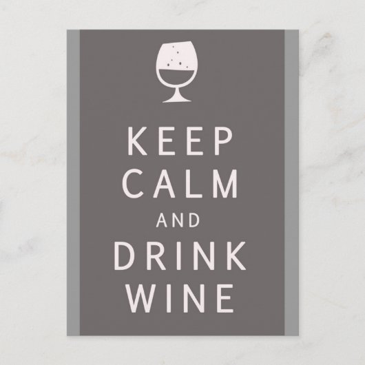 Kalk en Drink houden Briefkaart (Voorkant)