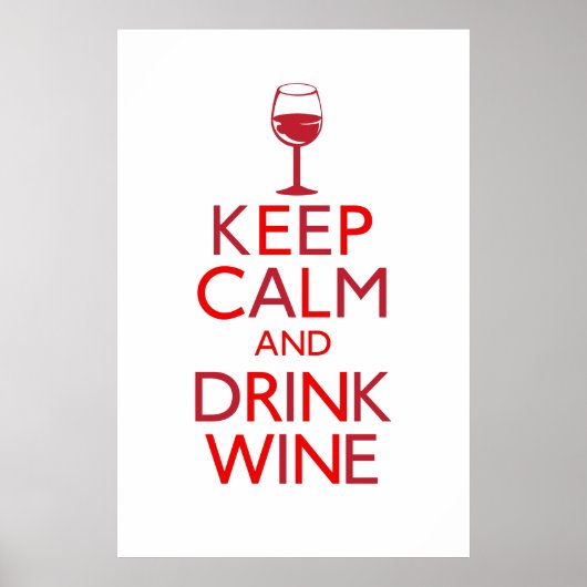 Kalk en Drink houden Poster (Voorkant)