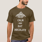 KALK EN EAT CHOCOLAAT BEWAREN T-SHIRT (Voorkant)