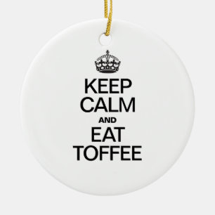 KALK EN EAT TOFFEE BEWAREN KERAMISCH ORNAMENT