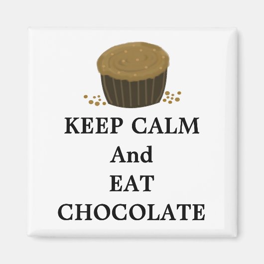 Kalk en eet chocolade magneet (Voorkant)