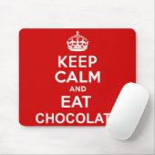 Kalk en eet chocolade muismat (Met muis)