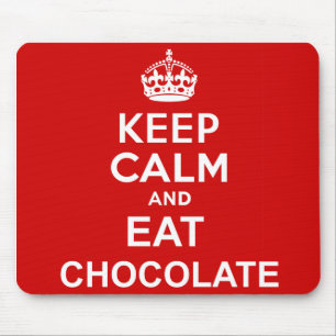 Kalk en eet chocolade muismat
