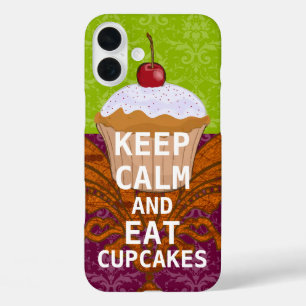 KALK EN Eet Cupcakes om het even welke kleur iPhone 16 Plus Hoesje