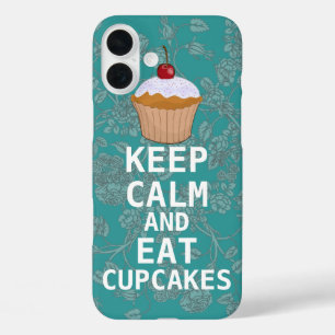 KALK EN Eet Cupcakes om het even welke kleur iPhone 16 Plus Hoesje