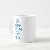 Kalk- en etenfeta-Mok houden Koffiemok (Voorkant links)