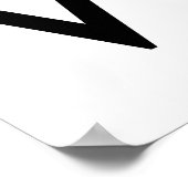 Kalk- en etenwassen houden poster (Hoek)