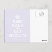 Kalk- en etsteenkoekjes briefkaart (Achterkant)