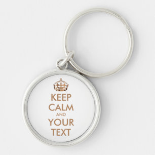 KALK EN JOUW TEKST BEWAREN - gepersonaliseerde tek Sleutelhanger