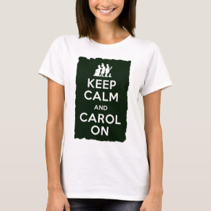 Kalk en karol aan t-shirt
