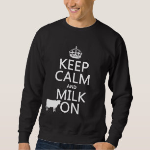 Kalk en melk aan (koeien) (in alle kleuren) trui