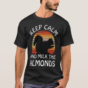 Kalk- en melkamandelen houden voor veen en groente t-shirt