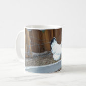 Kalk- en mestkippen Mok houden (Voorkant links)