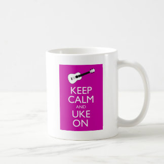 Kalk en rook aanhouden (Fuschia) Koffiemok