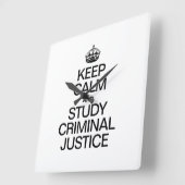 KALK EN STUDIE STRAFRECHT HOUDEN VIERKANTE KLOK (Hoek)