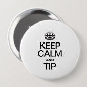 KALK EN TIP BEWAREN RONDE BUTTON 4,0 CM (Voorkant /achterkant)