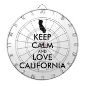 KALK VAN DE HOUDING EN VERLIES CALIFORNIË DARTBORD (Voorkant)