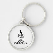 KALK VAN DE HOUDING EN VERLIES CALIFORNIË SLEUTELHANGER (Voorkant)