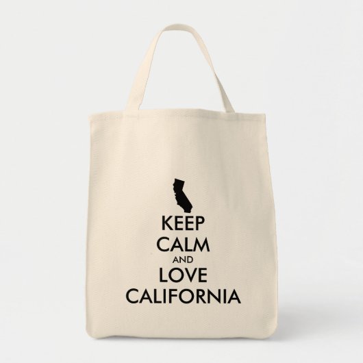 KALK VAN DE HOUDING EN VERLIES CALIFORNIË TOTE BAG (Voorkant)