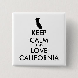  KALK VAN DE HOUDING EN VERLIES CALIFORNIË VIERKANTE BUTTON 5,1 CM