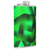 Kalkgroen en zwart krullen, met schaduw? heupfles (Rechts)