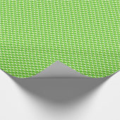 Kalkgroen, enamel look, bestudeerd raster cadeaupapier (Hoek)
