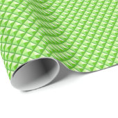 Kalkgroen, enamel look, bestudeerd raster cadeaupapier (Rol Hoek)
