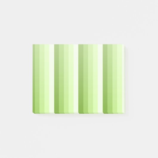 Kalkgroene schaduwstrepen post-it® notes (Voorkant)