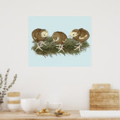 Kalkoen chocolade kuikens poster (Keuken)