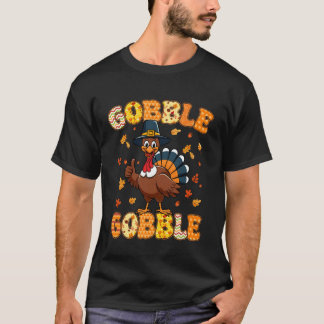 Kalkoen Dag Gelukkige Thanksgiving Mannen Wo T-shirt