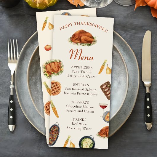 Kalkoen Kerstmaaltijdmenu Menu